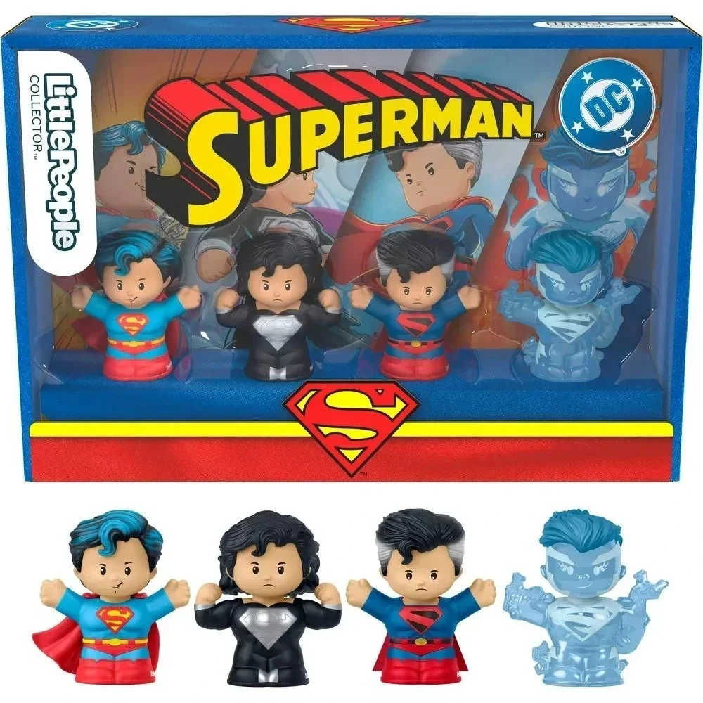NIB Superman Little People Collector 4 Figure‎ by Fisher-Price